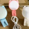 Creative KT Cat mobile phone fill light for beauty and skin rejuvenation, mini live-streaming fill light for Internet celebrities, portable lamp Application Scenario